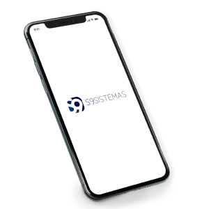 Mockup Mobile S9sistemas, cliente da Luby.