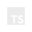 Logo da tecnologia TypeScript, utilizada no desenvolvimento de projetos da Luby.