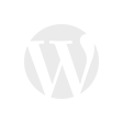 Logo da tecnologia WordPress, utilizada no desenvolvimento de projetos da Luby.