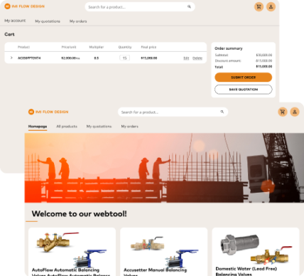 E-commerce do IMI Flow Design, cliente da Luby.