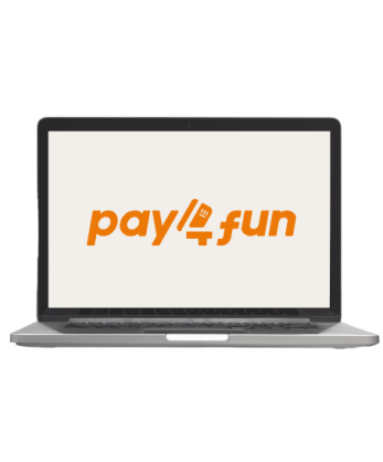 Mockup do Pay4fun, cliente da Luby do segmento financeiro.