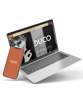 Mockup da Duco, cliente da Luby.