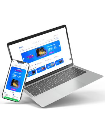 Mockup da Multi, cliente da Luby do segmento de varejo.