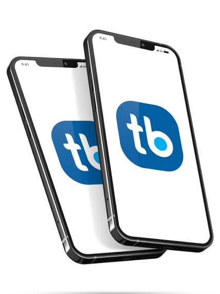 Mockup mobile da Tiba, cliente da Luby.