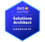 Selo AWS Certified Luby em Solutions Architect