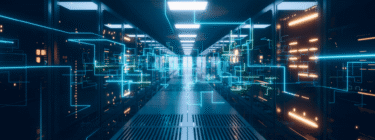 Imagem que mostra um banco com hardware, simbolizando a importância da infraestrutura digital.